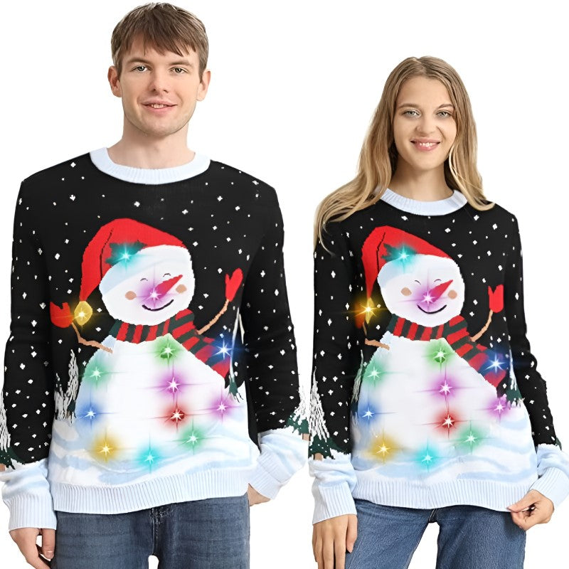 Illuminated Festive Ugly Christmas Sweater