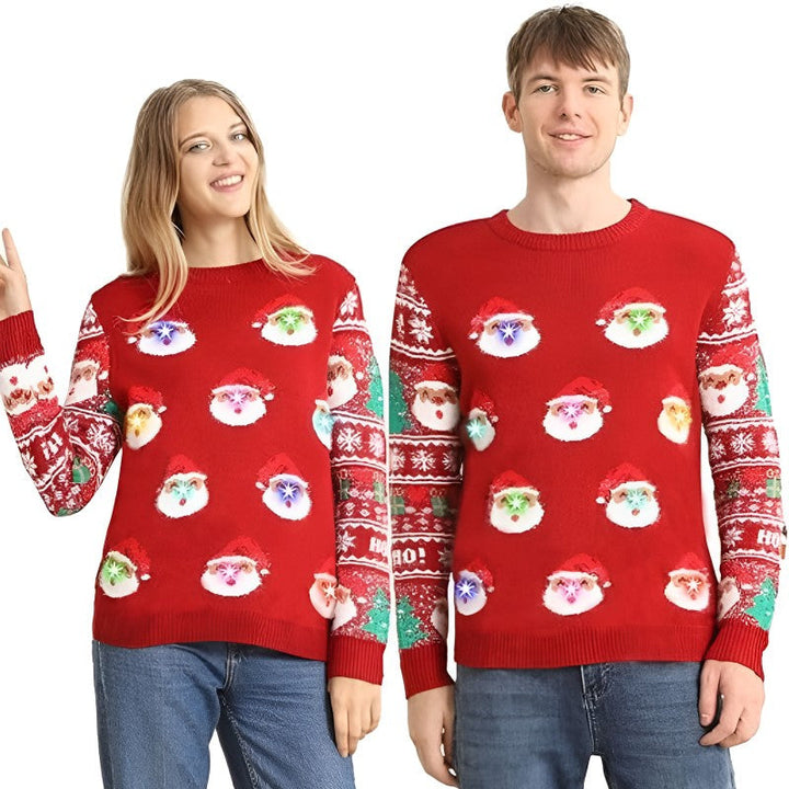 Illuminated Festive Ugly Christmas Sweater