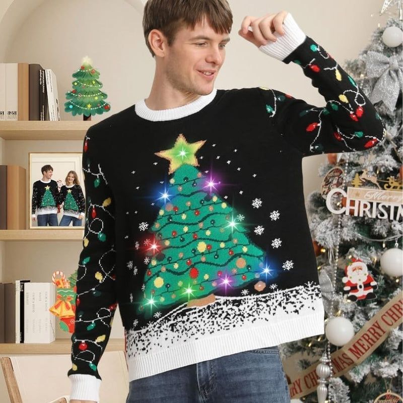 Illuminated Festive Ugly Christmas Sweater