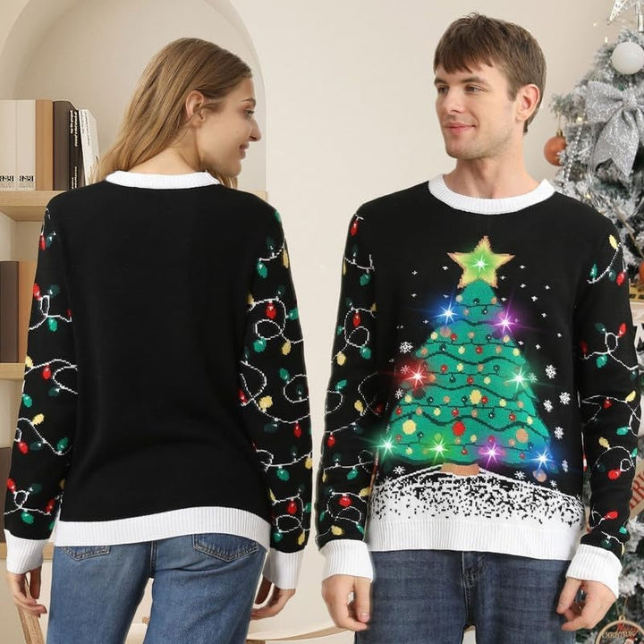 Illuminated Festive Ugly Christmas Sweater