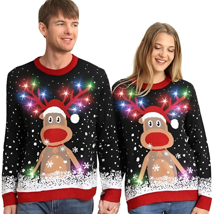 Illuminated Festive Ugly Christmas Sweater