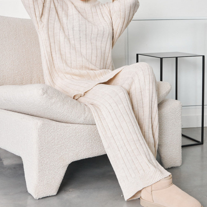 Long Knitted Sweater Set