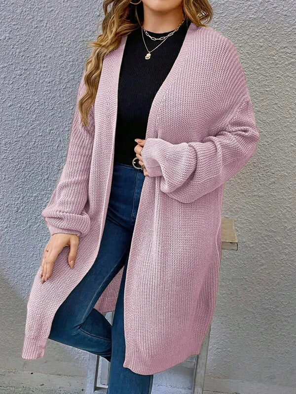 Long Sleeve Open Front Cardigan