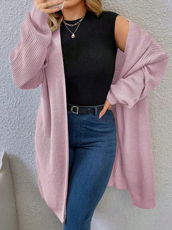 Long Sleeve Open Front Cardigan