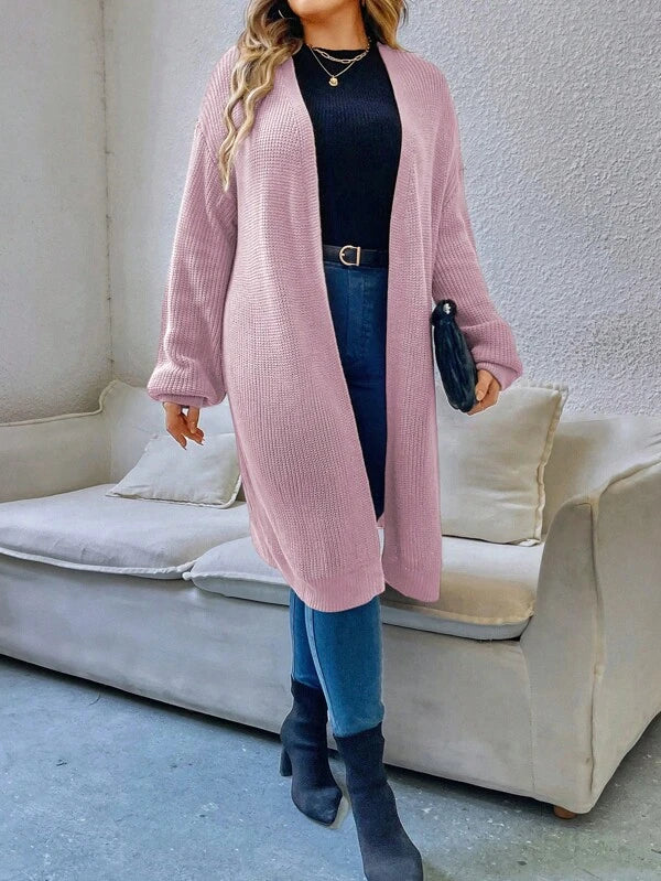 Long Sleeve Open Front Cardigan