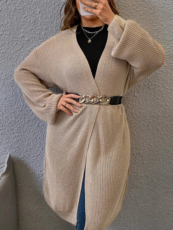 Long Sleeve Open Front Cardigan