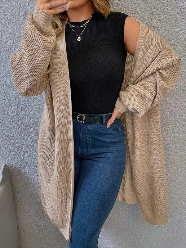 Long Sleeve Open Front Cardigan