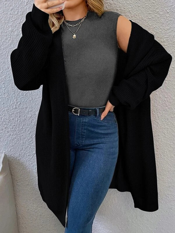 Long Sleeve Open Front Cardigan