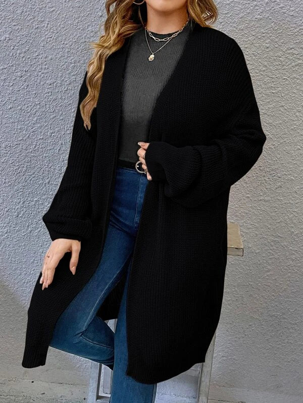 Long Sleeve Open Front Cardigan