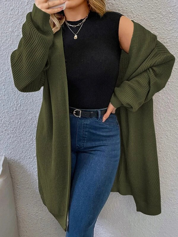 Long Sleeve Open Front Cardigan