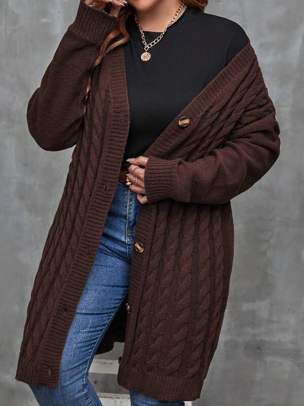 Long Sleeve Stretchable Cardigan