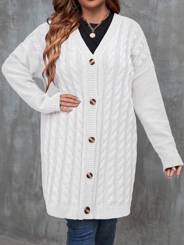 Long Sleeve Stretchable Cardigan