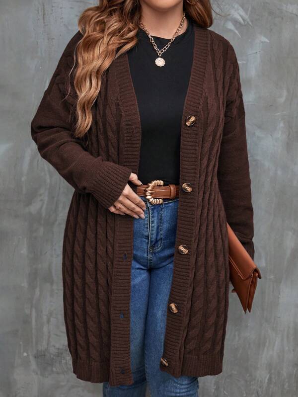 Long Sleeve Stretchable Cardigan