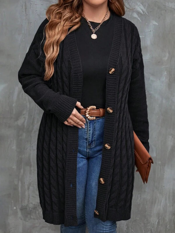 Long Sleeve Stretchable Cardigan