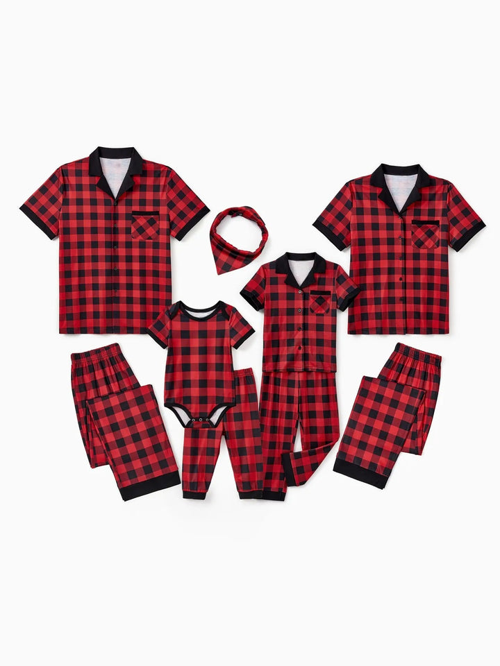 Plaid Family Matching Pajama Set