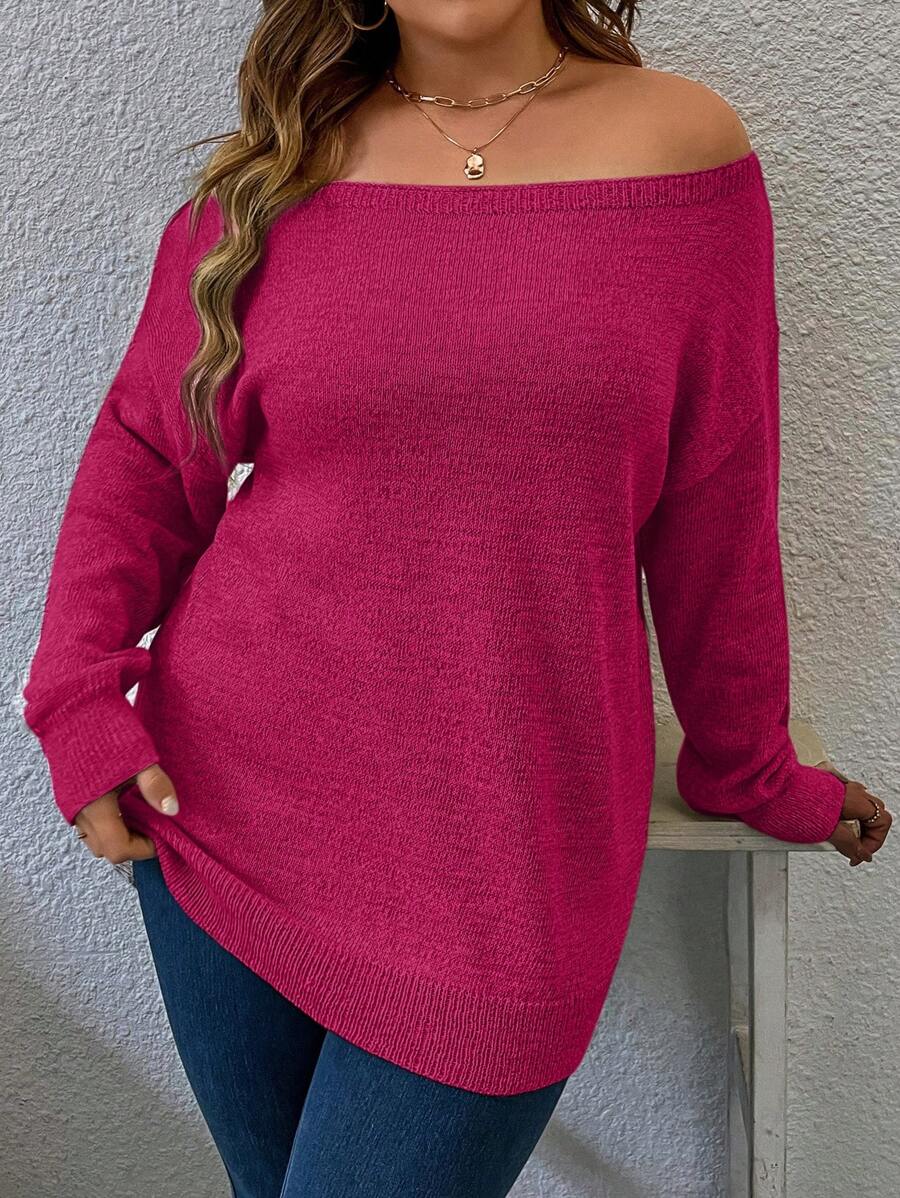 Plus Size Loose Casual Sweater