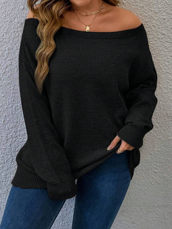 Plus Size Loose Casual Sweater