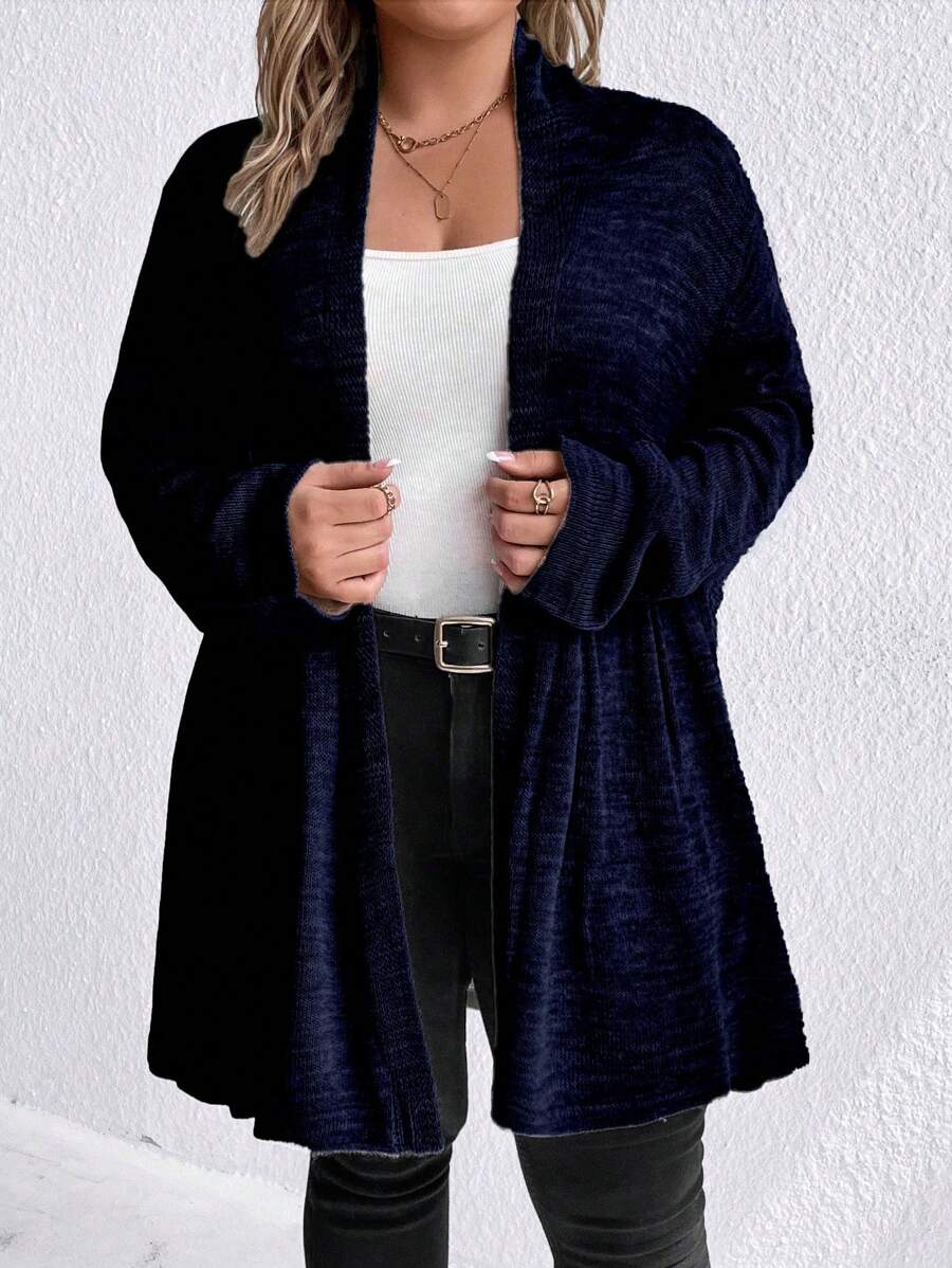 Casual Front Open Cardigan Sweater