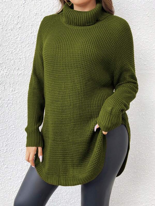 Raglan Sleeve Pullover Sweater