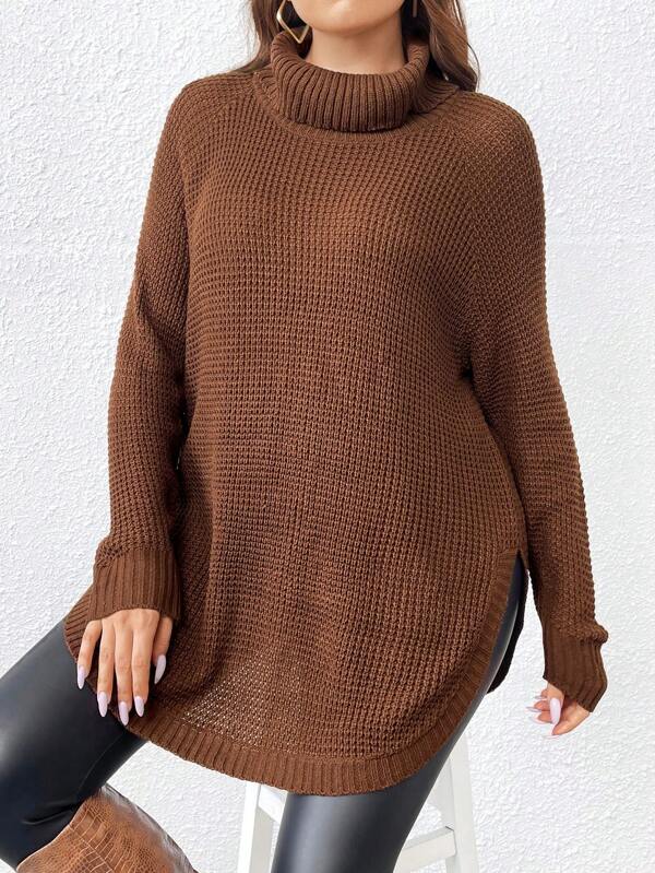 Raglan Sleeve Pullover Sweater