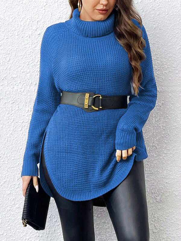 Raglan Sleeve Pullover Sweater