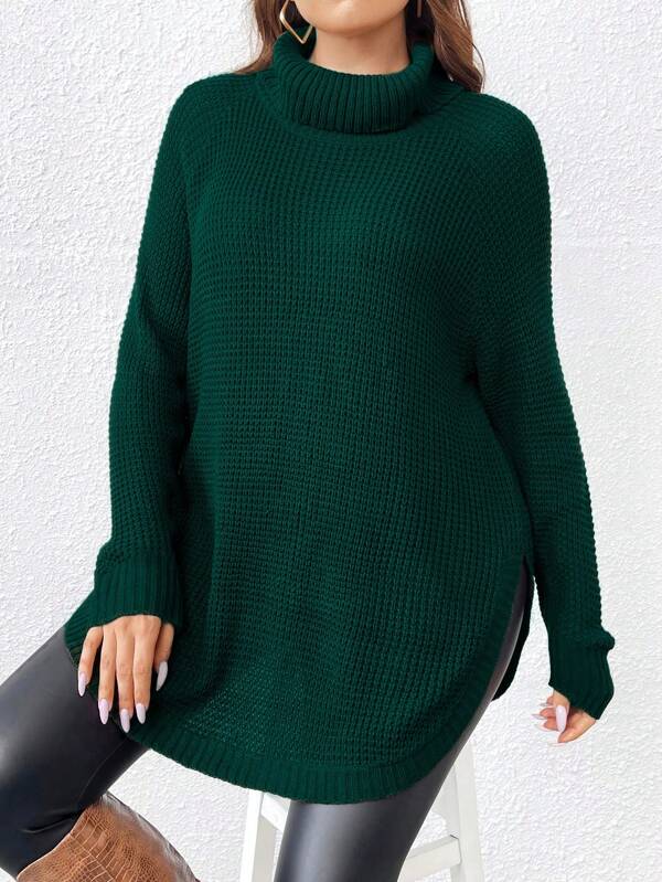 Raglan Sleeve Pullover Sweater