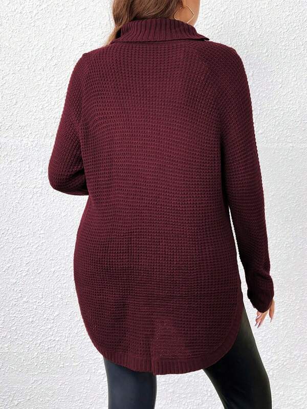 Raglan Sleeve Pullover Sweater
