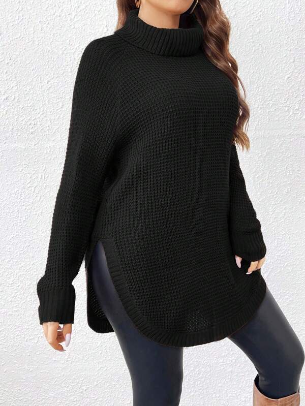 Raglan Sleeve Pullover Sweater