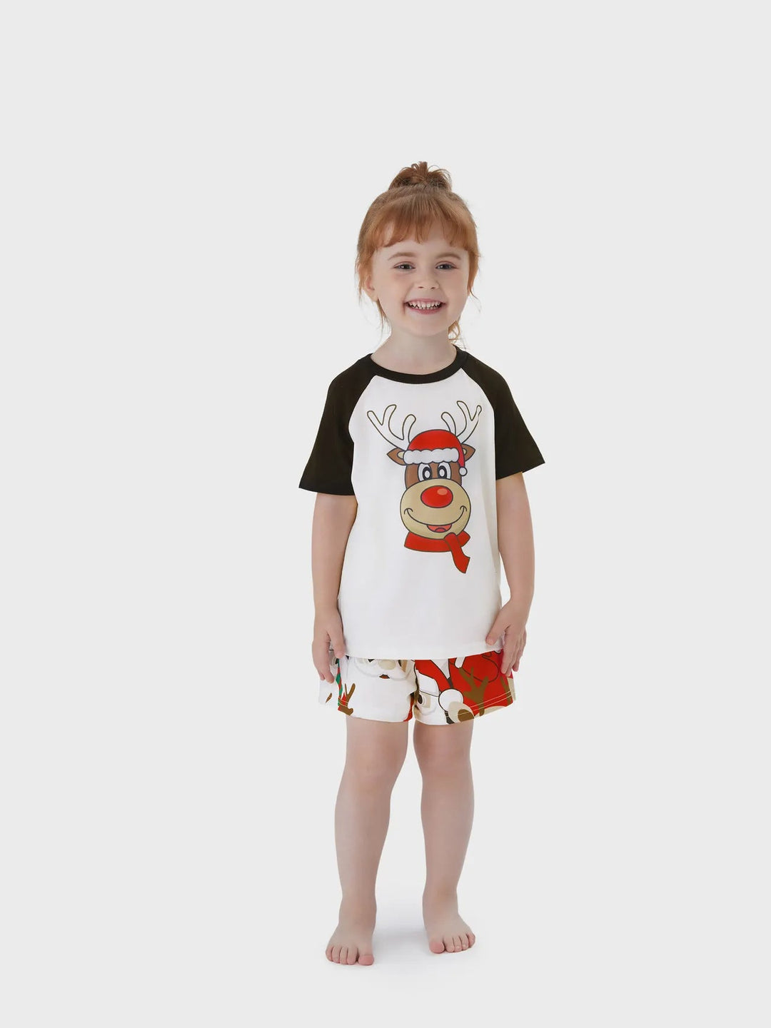 Reindeer Family Matching Shorts Set