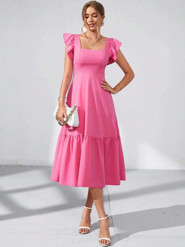 Barbie Ruffle Hem Dress