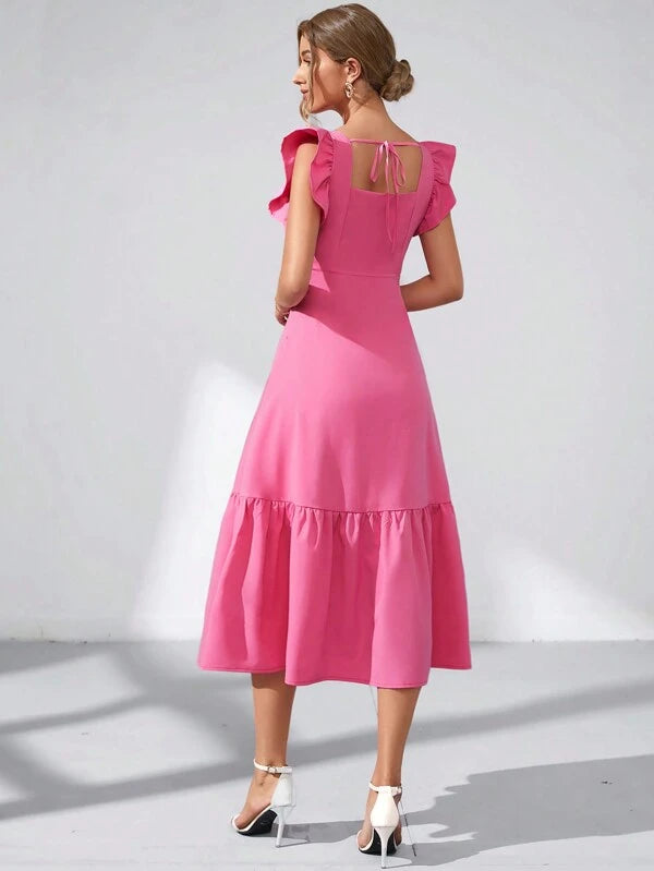 Barbie Ruffle Hem Dress