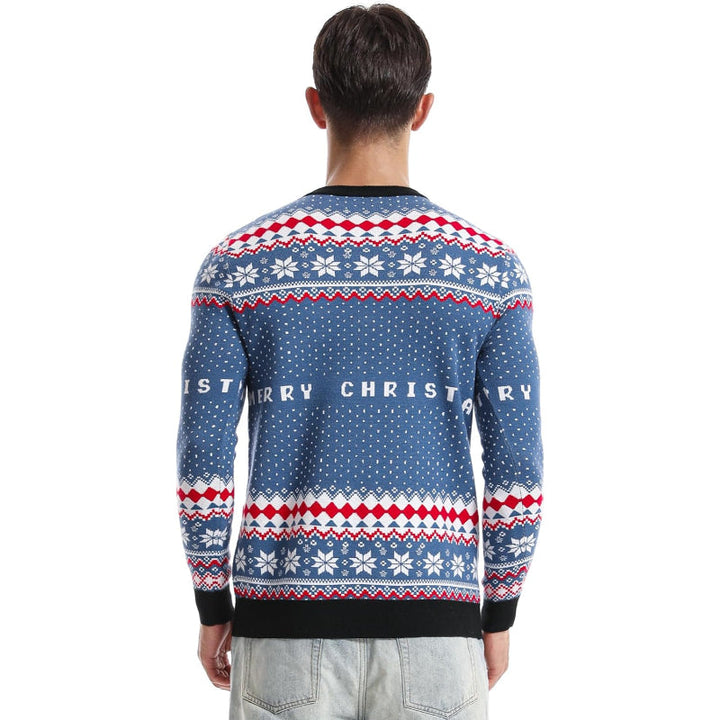 Whimsical and Funny Knitted Christmas Sweater