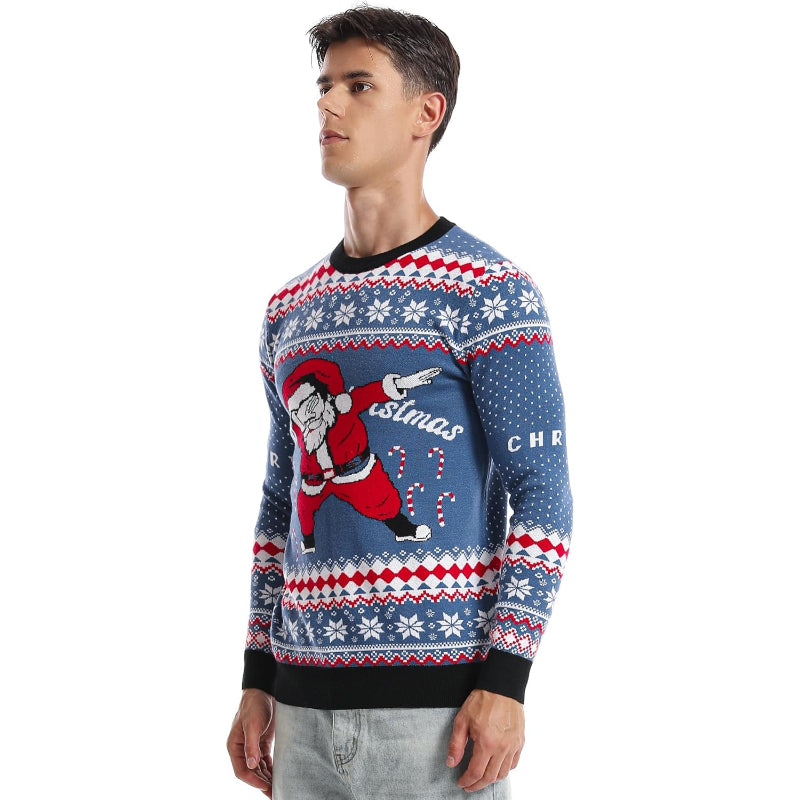 Whimsical and Funny Knitted Christmas Sweater