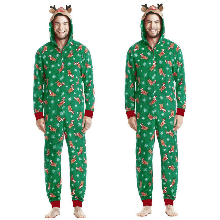 Christmas Funny Reindeer Matching Family Jumpsuit Set