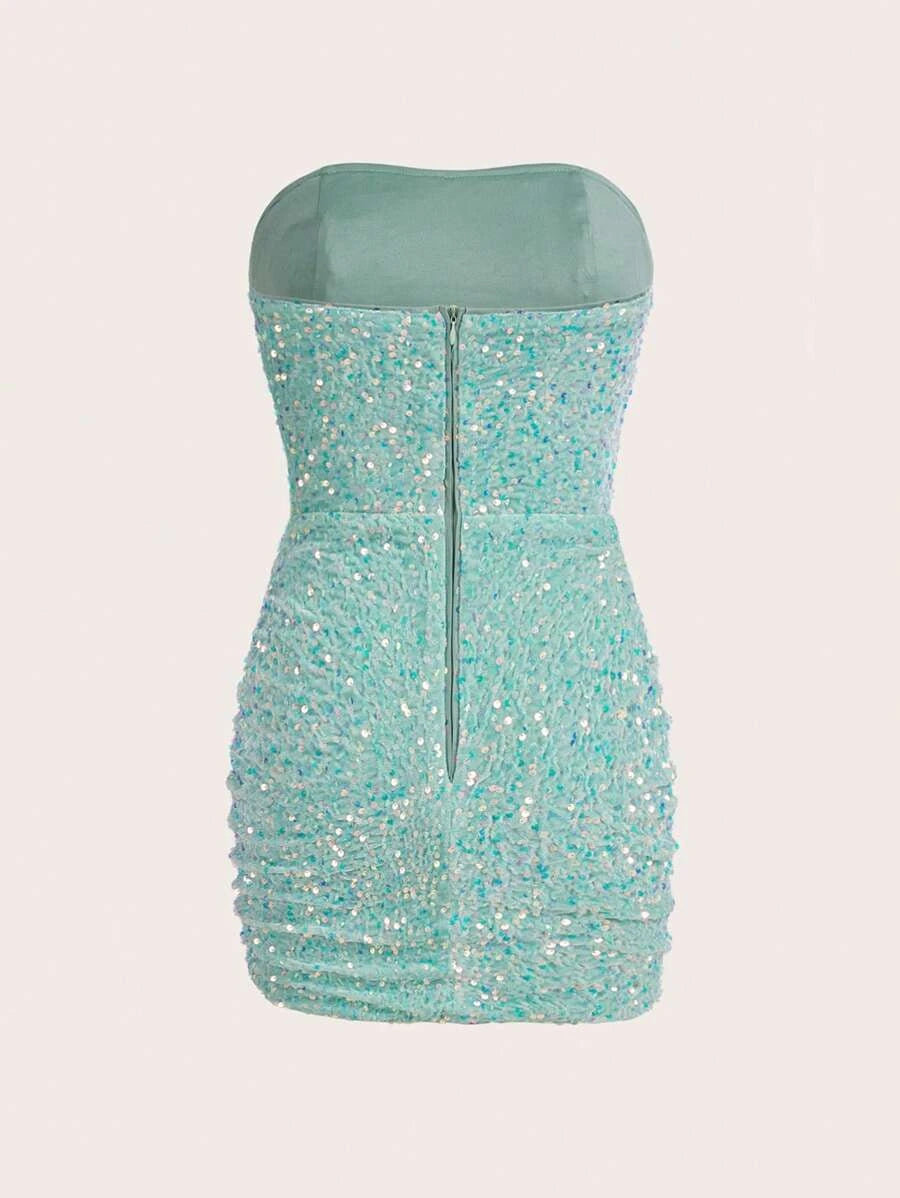 Barbie Sequin Tube Bodycon Dress