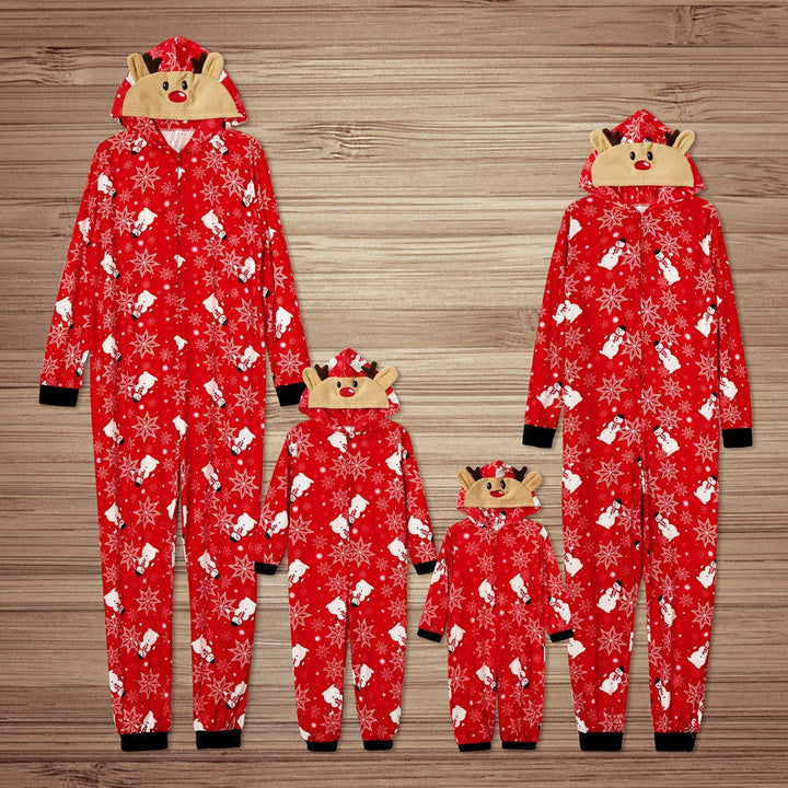 Christmas Snowman Matching Family Jumpsuit Set