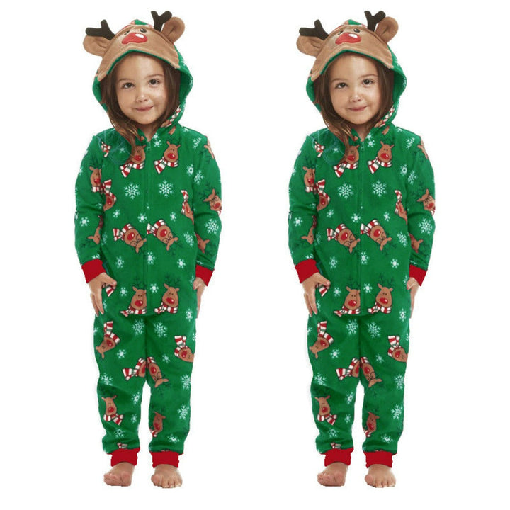 Christmas Funny Reindeer Matching Family Jumpsuit Set