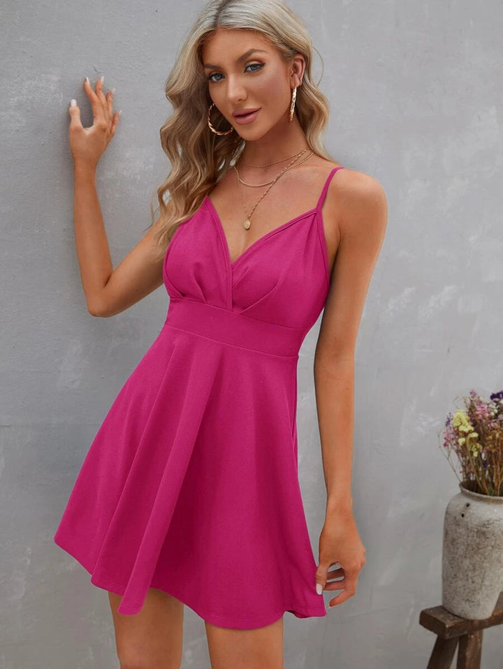 Barbie Solid Casual Cami Dress