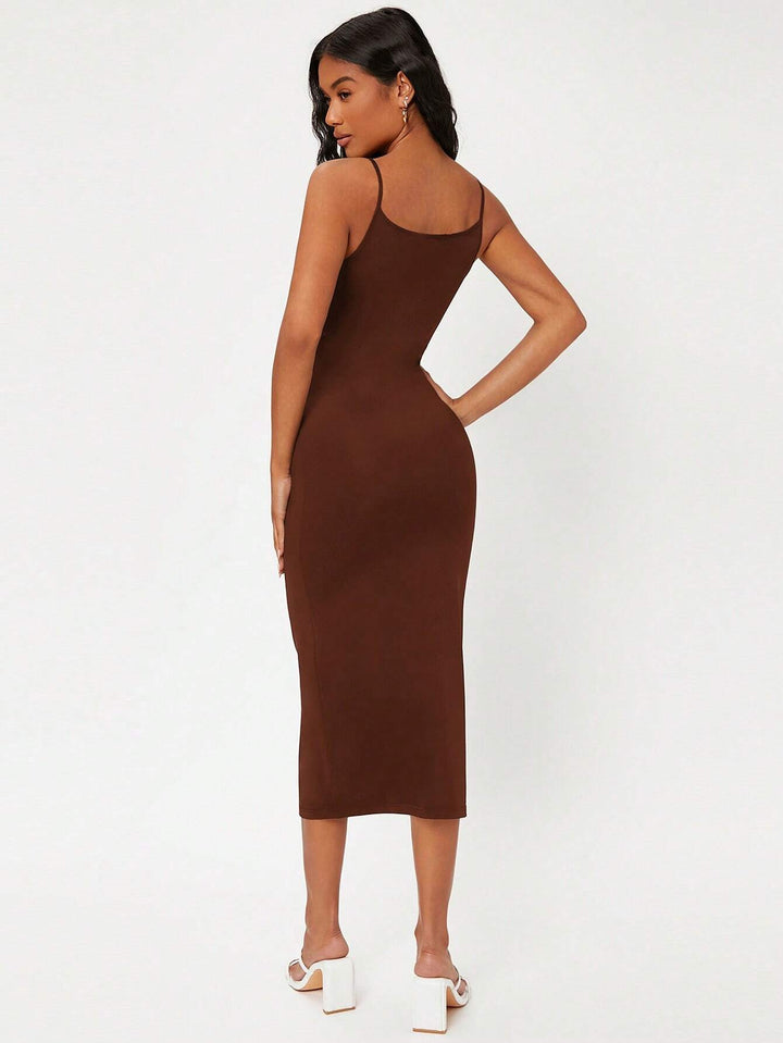 Barbie Solid Form Fitted Dress