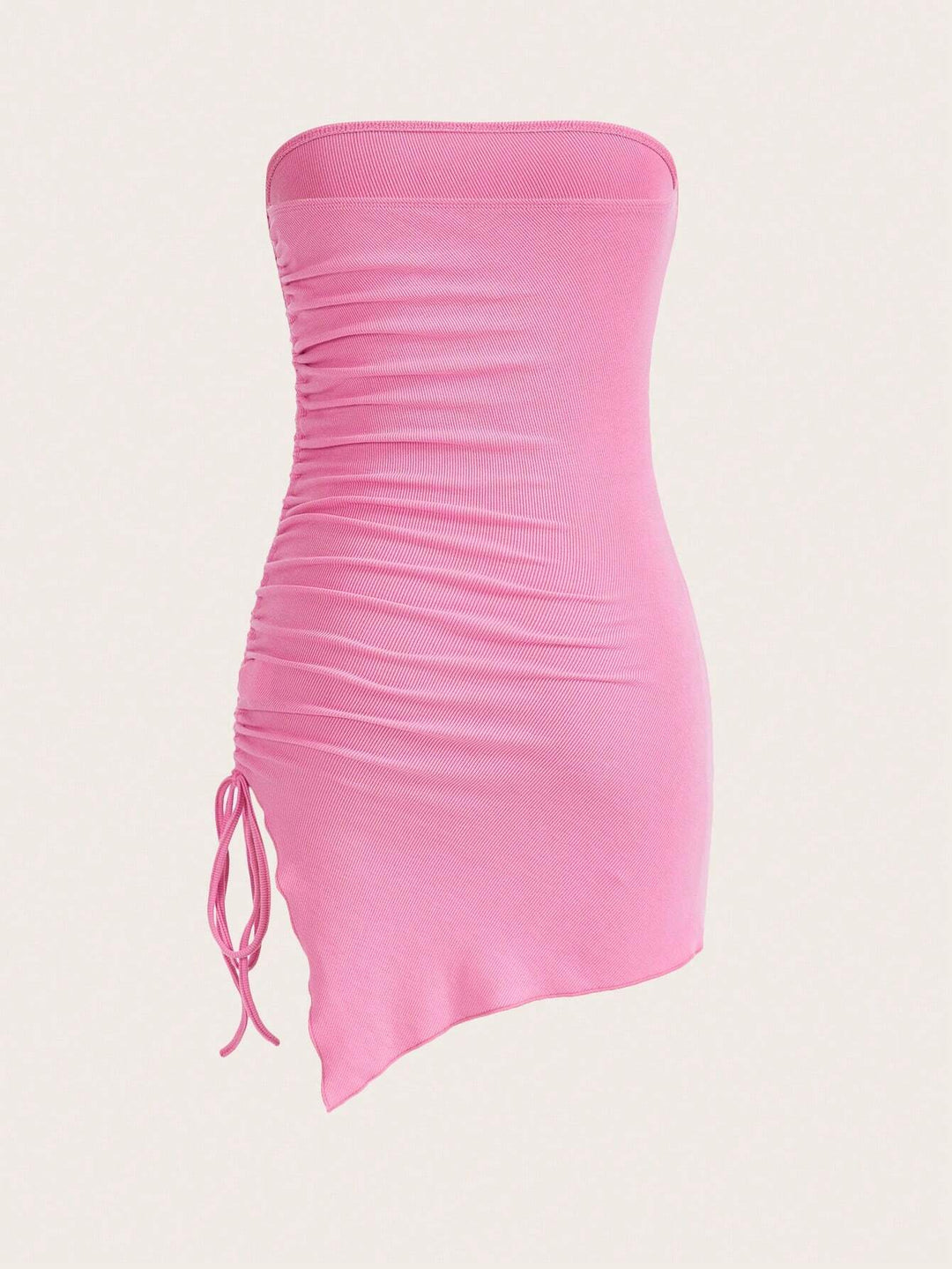 Barbie Solid Hem Tube Bodycon Dress