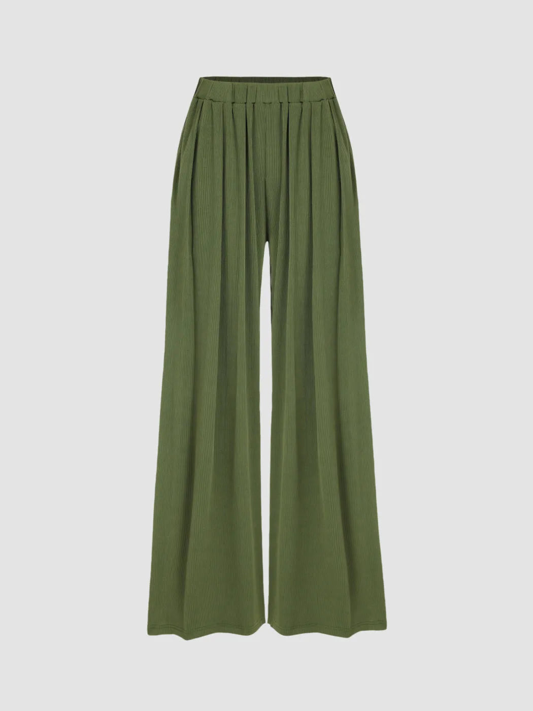 Stretchy High Elastic Wide Leg Pants