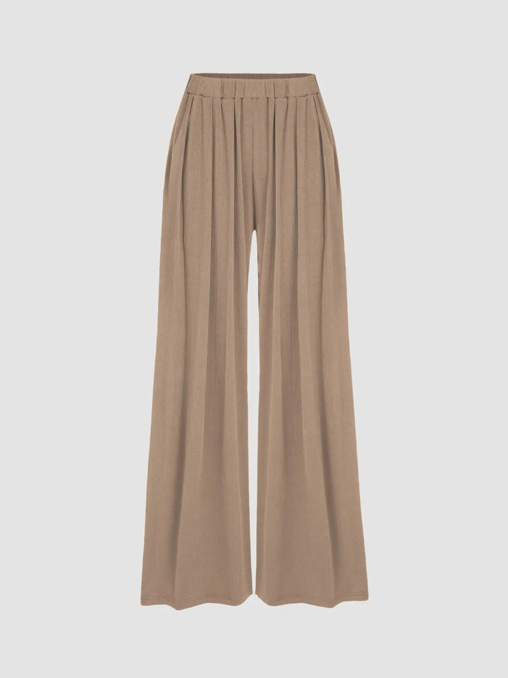 Stretchy High Elastic Wide Leg Pants