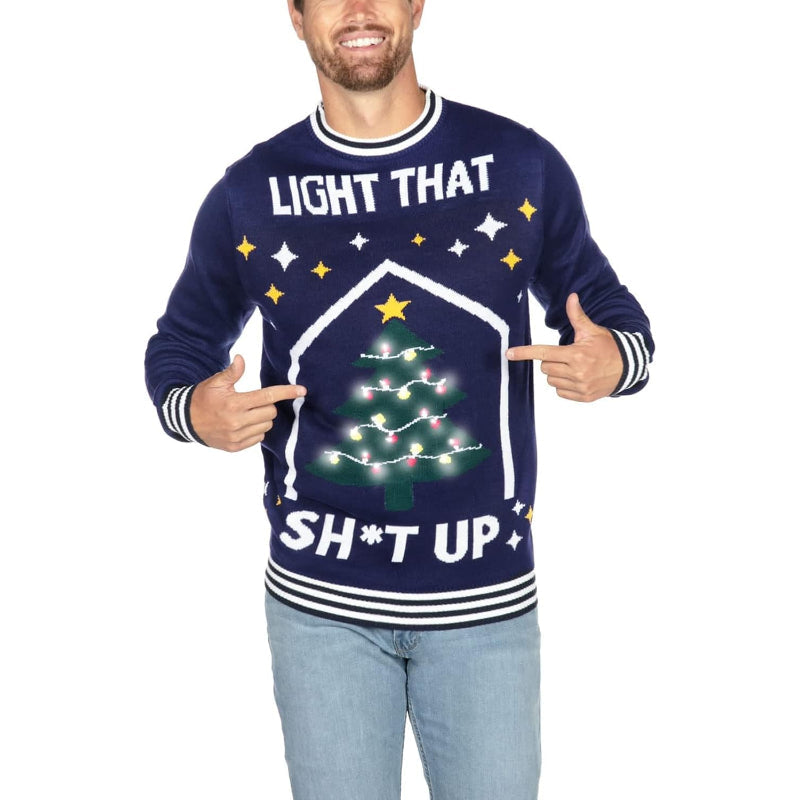 Illuminated Festive Holiday Sweater