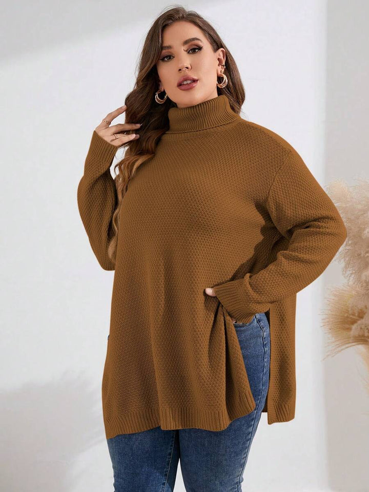 Pullovers Split Hem Sweater