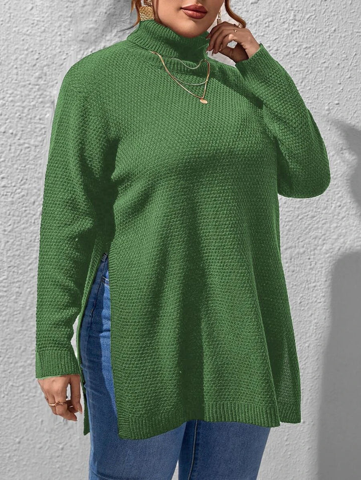 Pullovers Split Hem Sweater