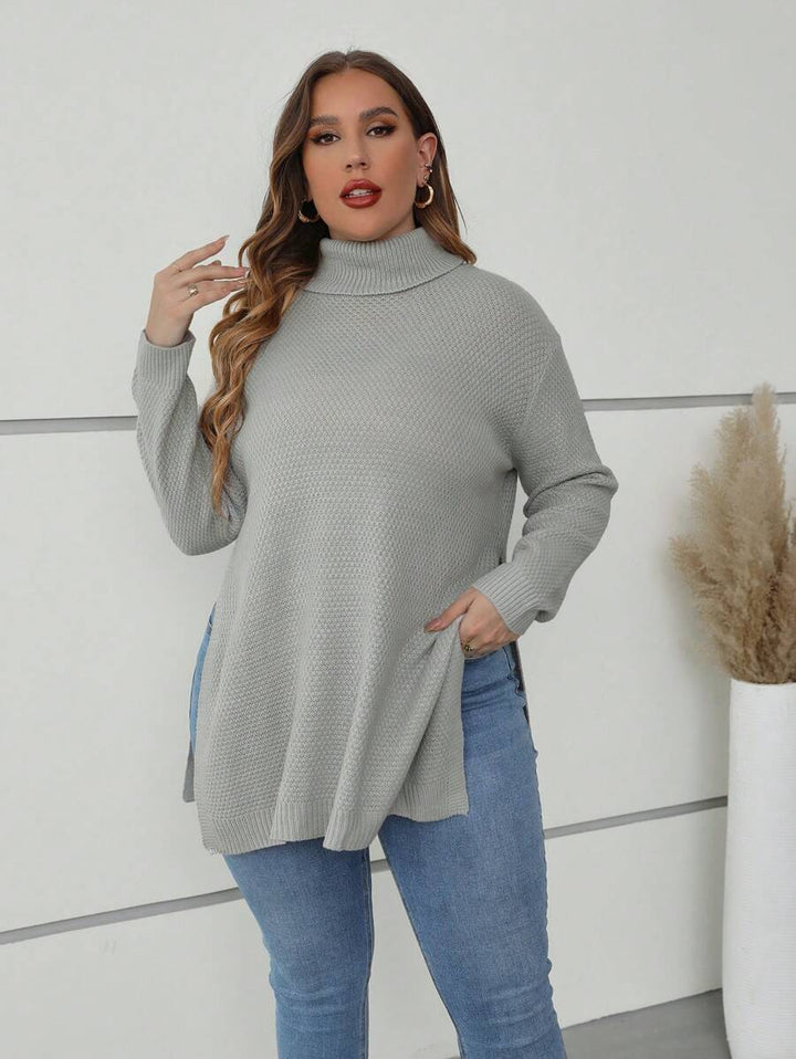 Pullovers Split Hem Sweater