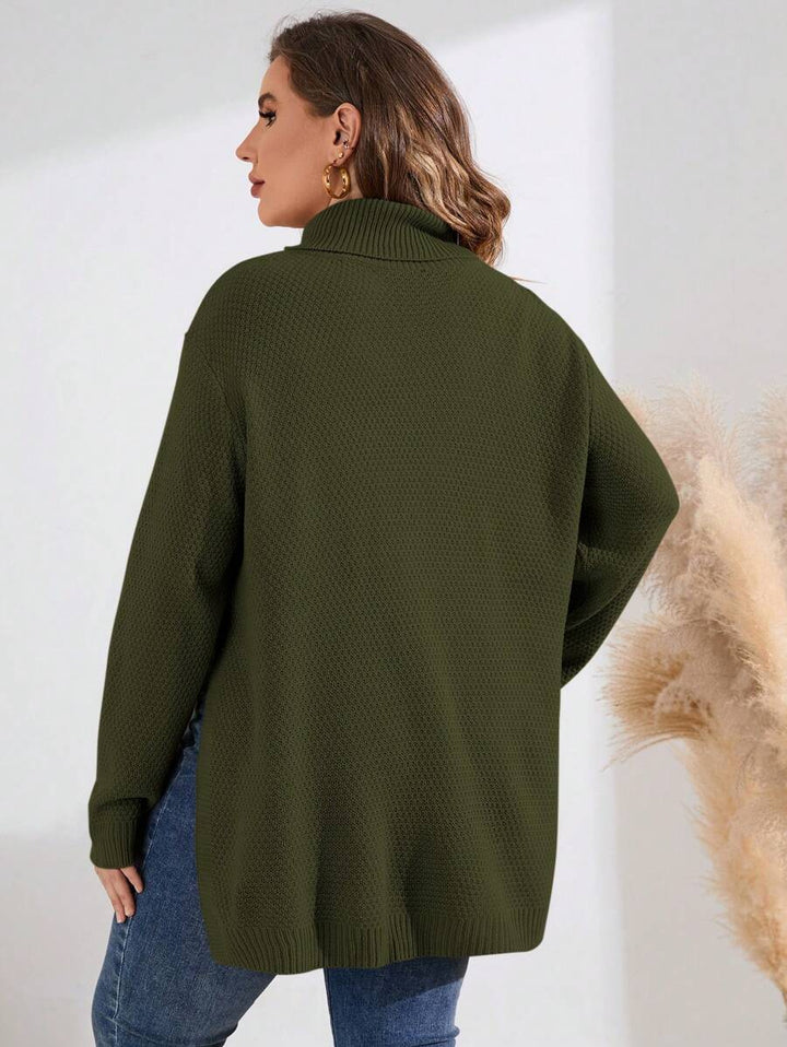 Pullovers Split Hem Sweater