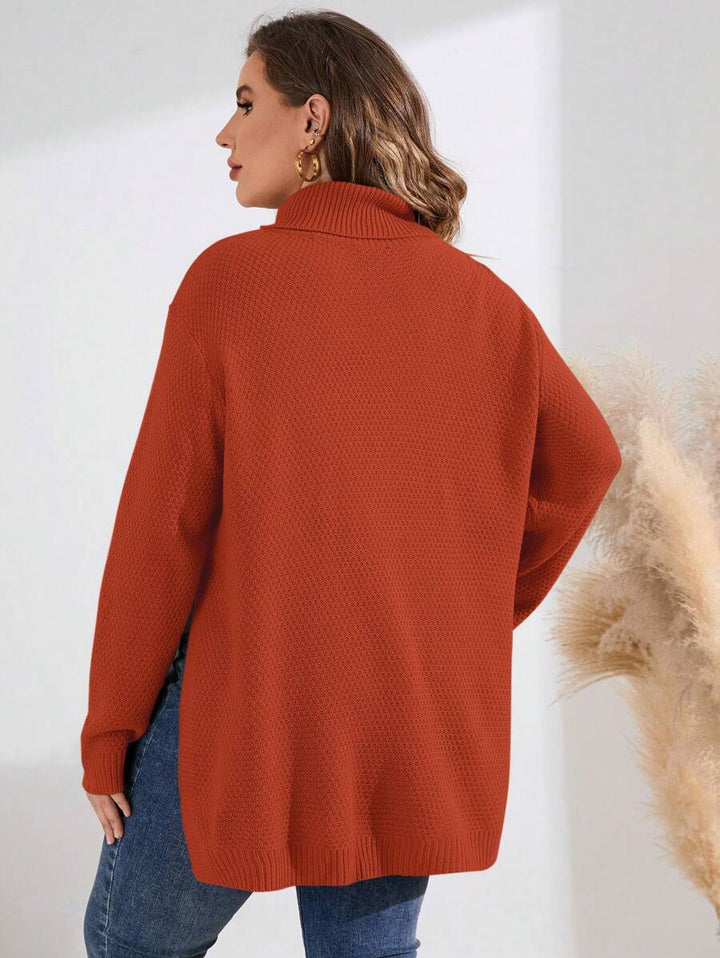 Pullovers Split Hem Sweater