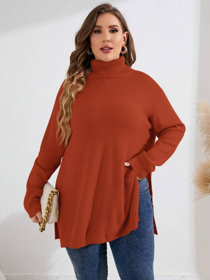Pullovers Split Hem Sweater