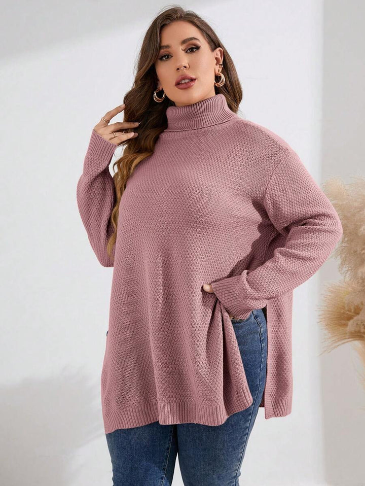 Pullovers Split Hem Sweater